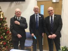 Photo of Keith Vinerd, Councillor Roger Upton, Mark Greenhalgh and the Gold Award